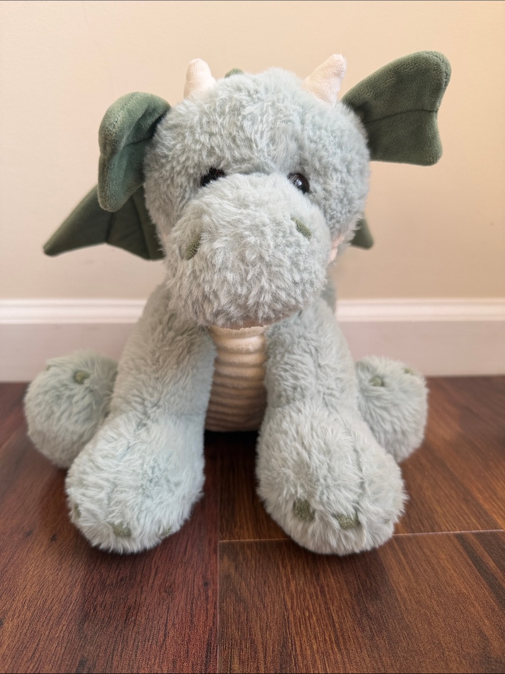 Bearington Collection Burnie Dragon Sage/Teal Minky Soft Plushie